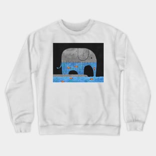 Thirsty Elephant Crewneck Sweatshirt